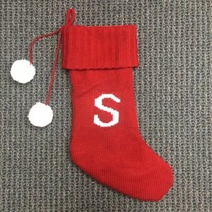 Nordstrom Stocking Monogram S Cable Knit Holiday